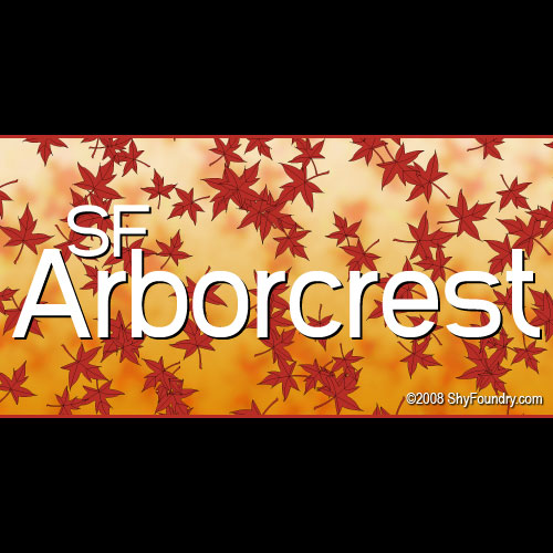 SF Arborcrest Medium font